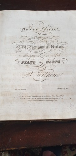 Partitions musicales anciennes - partitions,