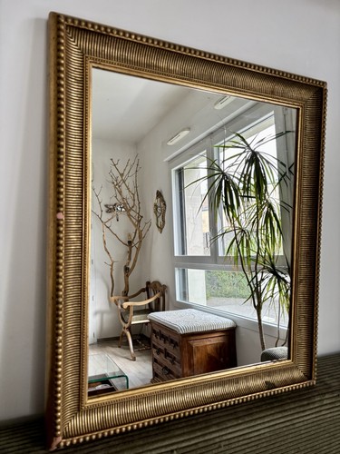Grand miroir ancien - 🟠,