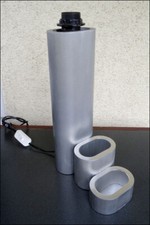 VINTAGE MODERNIST SPACE AGE BUILDING ALUMINUM DESIGN OFFICE LAMP