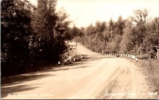 Real Photo Postcard Firesteel River in Ontonagon, Michigan