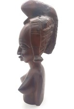 Statuette Africaine Bois Buste
