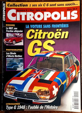 CITROPOLIS Magazine  N°9  - GS 1015 de 1972 -  MEP - Type G de 1948 - collec C 6