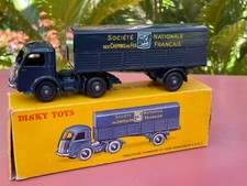 Dinky Toys PANHARD and SNCF 32AB Semi Trailer Smooth Roof Version Light Coat of Arms