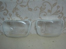 2 NOS AFTERMARKET FOG LIGHT GLASS MERCEDES BENZ W110 190 190D Heckflosse Fintail