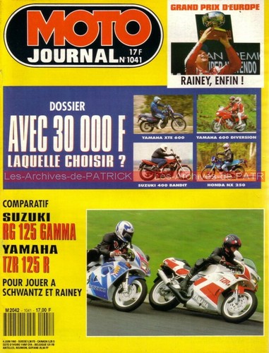Moto journal 1041 yamaha - moto, tzr