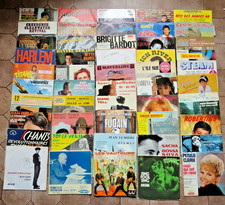 LOT (2) DE 50 DISQUES VINYLES