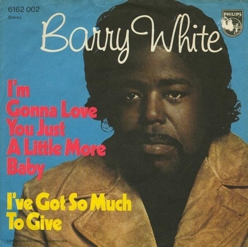 Barry white vinyl u - 7", 45