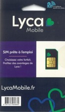 Carte Sim Lyca Mobile PréPayée 0€ 5G