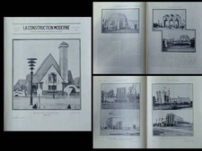 CONSTRUCTION MODERNE 1930 EXPOSITION D'ANVERS, SMOLDEREN, VAN AVERBEKE, LUTYENS