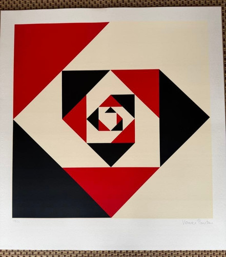Sérigraphie verner panton - sérigraphie,