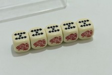 Poker d'as Coffret 5 dés