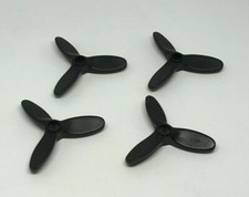 LEGO: 4x Airplane Propeller D 5.5 - Ref 4617 Black - Set 5987 6543 7237 7686 7047 8969
