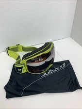 Julbo Ski Snow Goggles – Neon Green Frame, Reflective Lens