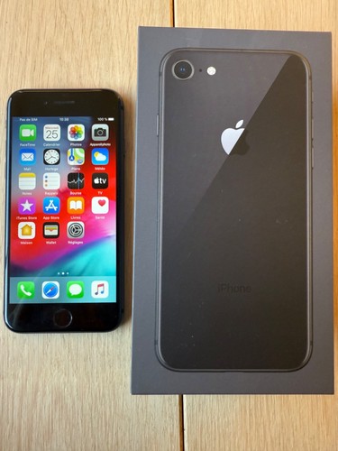 Apple iphone 256go gris - iphone,
