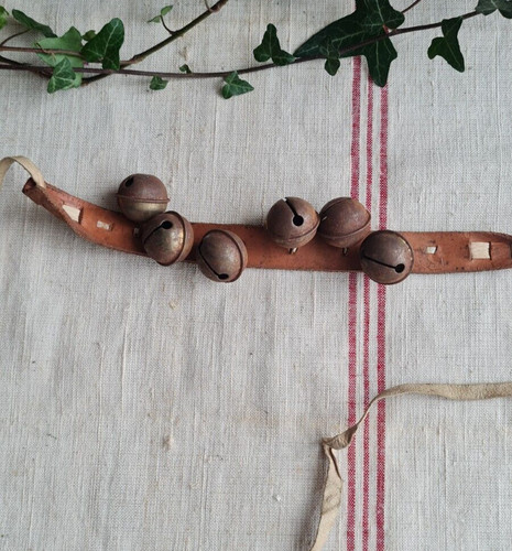 Ancien collier cuir - collier,
