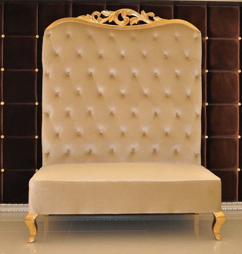 Chaise high back sofa double - chaise,