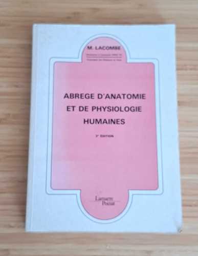 Abrégé anatomie de - abrégé, et