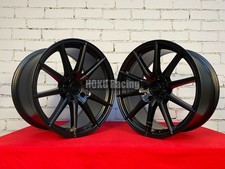 4X Roues noires concaves 19" HAXER HX034 5X120 pour BMW E38 E39 E60 E65