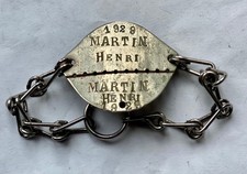 1929 Militaria SOLDIER MILITARY IDENTITY PLAQUE
