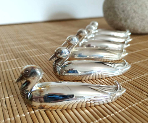 Porte couteaux canards - 6, porte-couteaux