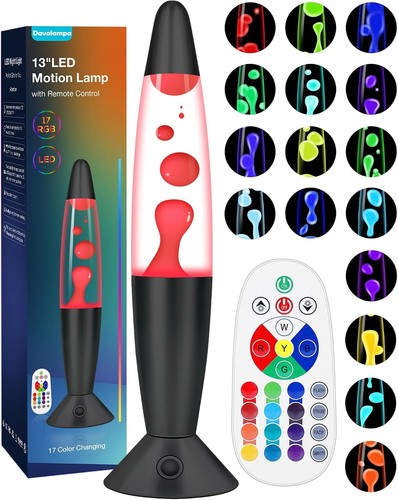 Lampe lave led noire 17 - à,