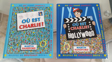 2 Livres Où est Charlie ? A Hollywood, Où est Charlie ? Martin Handford (neuf)