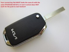 OEM 2022-2025 KIA SOUL FLIP KEY KEYLESS REMOTE FOB 95430-K0120 UNLOCKED-Read!