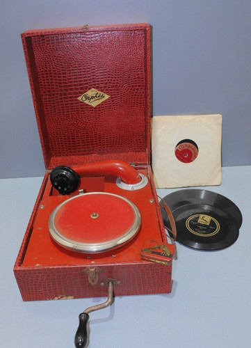 Gramophone orphee 1935 jouet - -gramophone,