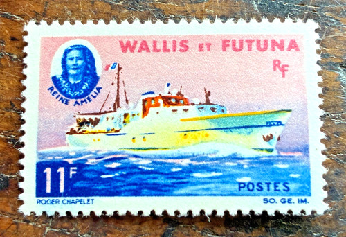 Wallis futuna timbre - et,