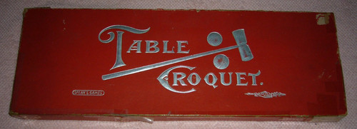 Jeu croquet table - de,