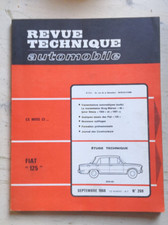 Revue technique FIAT 125