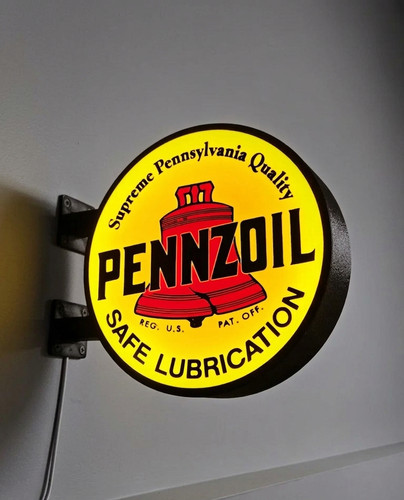 Enseigne lumineuse pennzoil - lumineuse,
