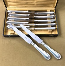 12 large table knives ERCUIS model LIERRE covered 25.5 cm stainless steel blades