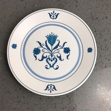 Set of Four Noritake Blue Haven Progression China Luncheon Salad Plate 8.25 Vntg