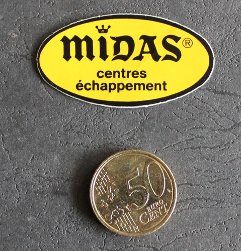 Autocollant sticker midas - autocollant,