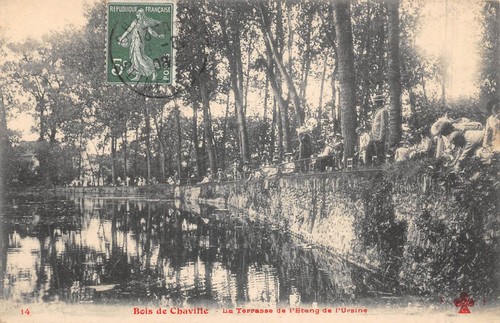 Old postcard bois de - 92,