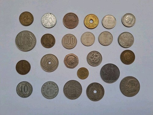 Lot pièces étrangères - lot, 24