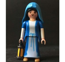 PLAYMOBIL FIGURINE VIERGE MARIA FAROL PORTAIL DE BELEN CRÈCHE NAISSANCE ref 5558