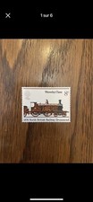 Timbre Royaume Uni Rare United Kingdom Stamp Error Locomotive Train Railway