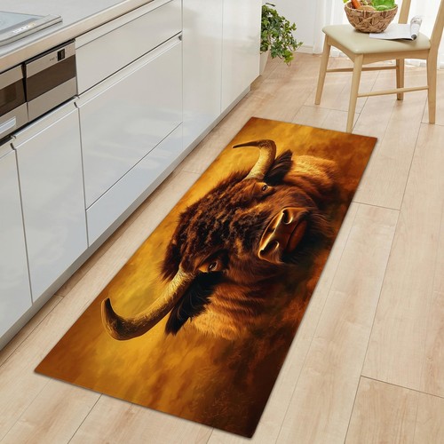 Tapis couloir long marron - long,
