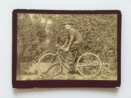Ancienne photo portrait - sur, un