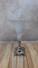 Vase tulipe vintage en verre