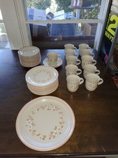 Chantilly Fleur De Bois Stoneware by Hearthside 38 Pieces Vintage CottageCore