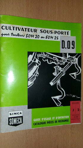 Someca cultivateur d09 som20 - cultivateur,