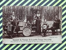 cpa MACON ? TROUPE FALLONE " Criollo Jazz " ACCORDEONISTE agé de 7 Ans CAVAGNOLO