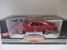 CHEVROLET CHEVELLE SS454 LS6 Rouge Red Rot 1970 par ERTL 7486 au 1/18