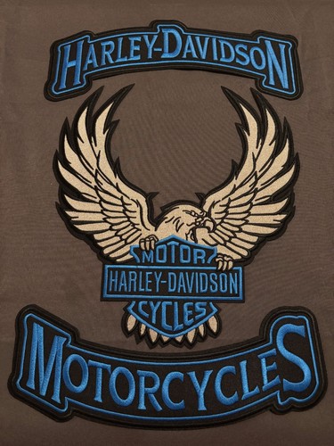 Kit moto écusson patch brodé - moto,