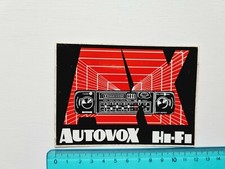 Autocollant Autovox AX HIFI