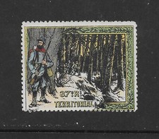 FRANCE WWI DELANDRE 37o. REGIMENT TERRITORIAL    (WW896)  **** ALBUM DES TIMBRE
