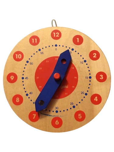 Goki horloge table - table, bois